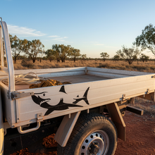 Load image into Gallery viewer, Ute tray side panel shark sticker
