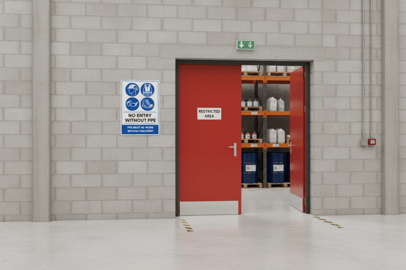 Warehouse Restricted Area