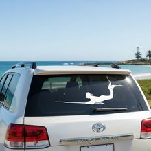 Load image into Gallery viewer, White Spearo Sticker on LandCruiser

