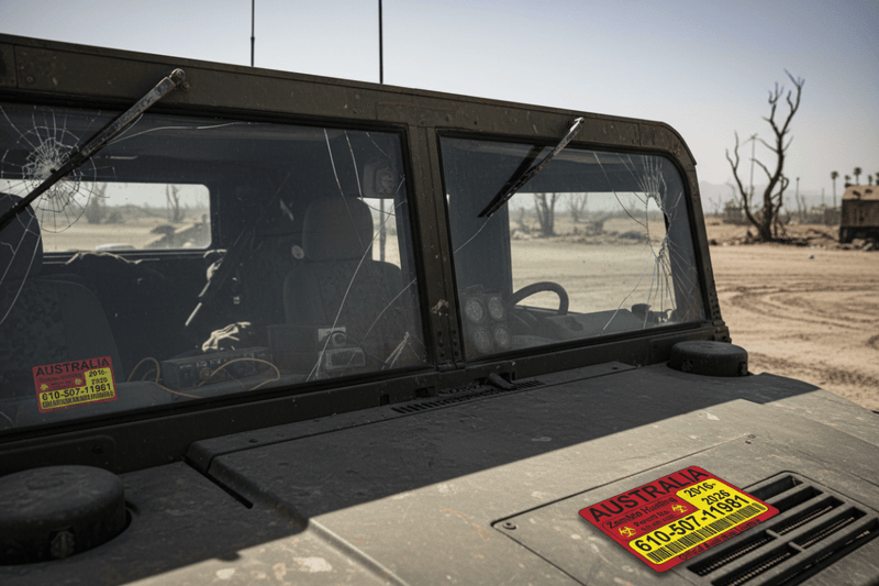 Zombie Permit on Humvee