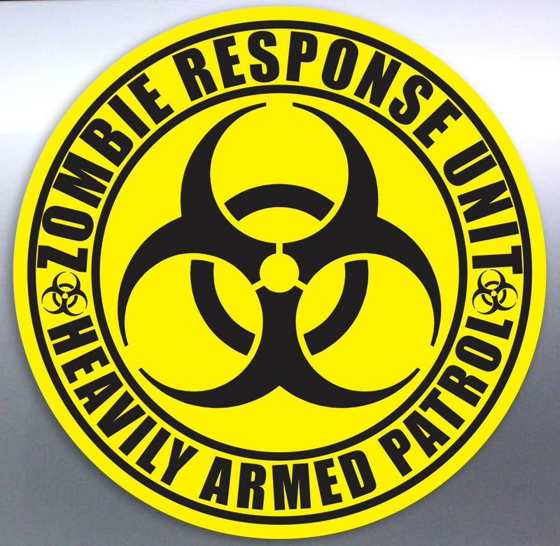 ZOMBIE RESPONSE UNIT HEAVILY ARMED PATROL Vinyl cu