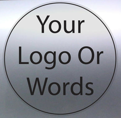 Custom Clear Circle sticker Custom Your Text Words