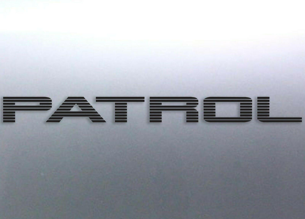 1 Huge Patrol Stickers decal 1200 mm long 4x4 Aust