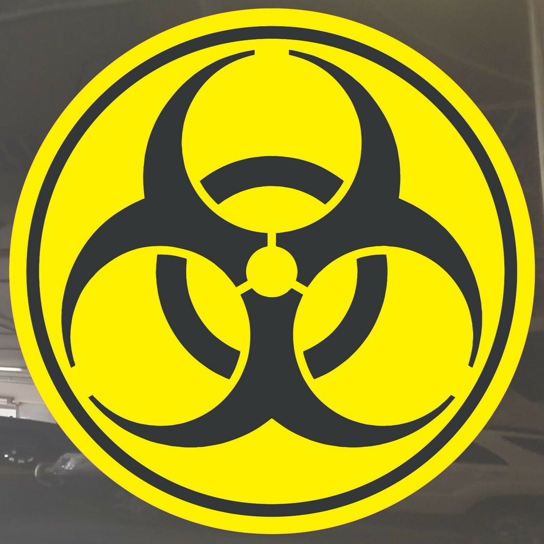 Hazard symbol Sticker Toxic Death Safety Sign 105 