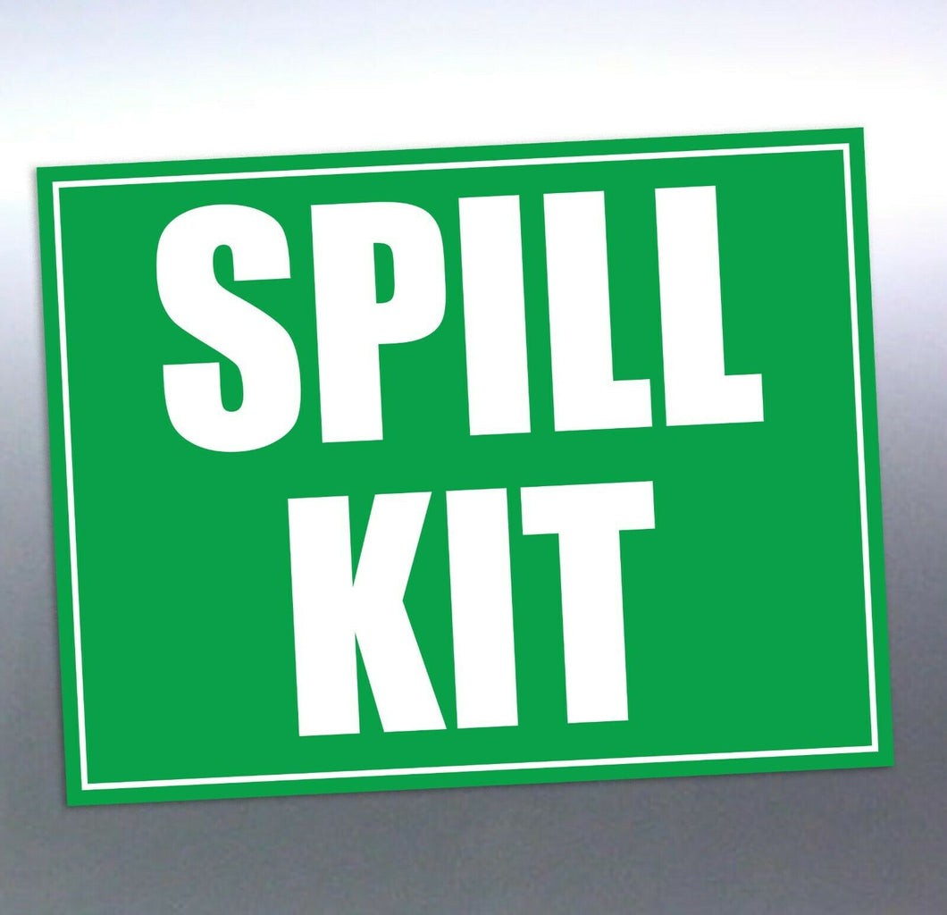 Spill kit vinyl sticker 200 mm car truck window fi