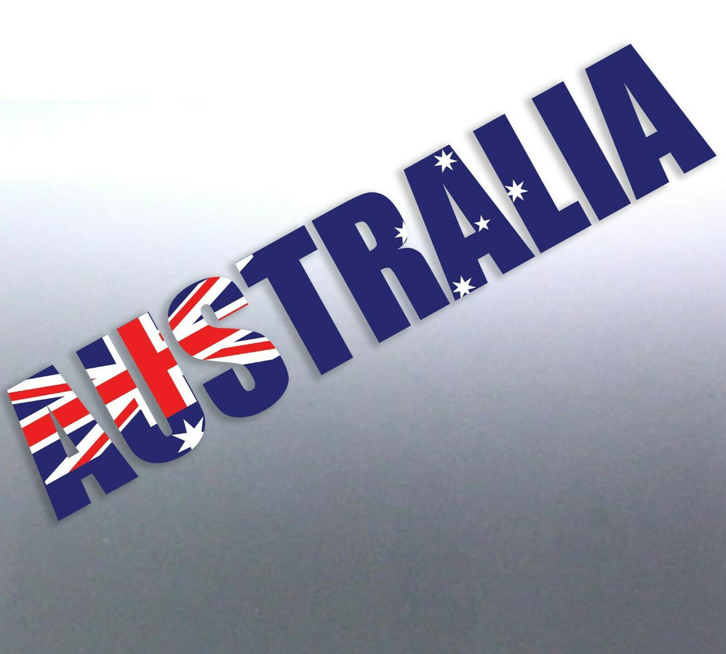 1200 mm long Australia word flag decal Pride Day C