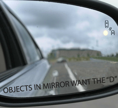 3 x Objects in mirror want the D Funny 4x4 car Sti
