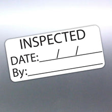 Load image into Gallery viewer, 110 stickers Inspected By 40x18mm oil filter chang
