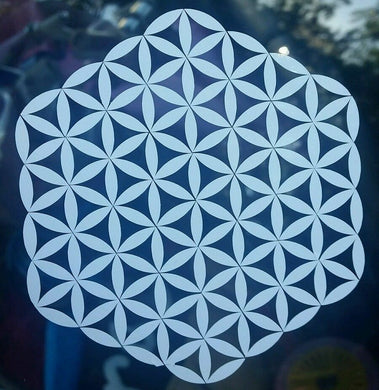 Sacred geometry flower dimond Car vinyl Sticker sp