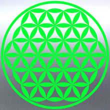Load image into Gallery viewer, Sacred geometry golden circle of life window vinyl
