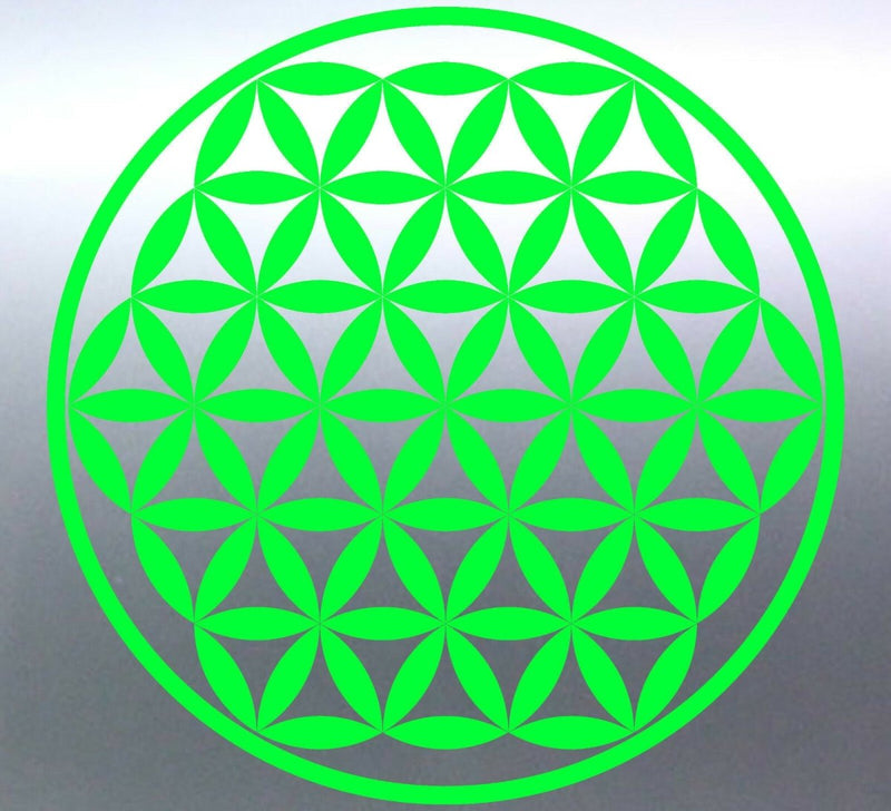 Sacred geometry golden circle of life window vinyl