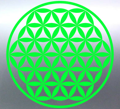 Sacred geometry golden circle of life window vinyl