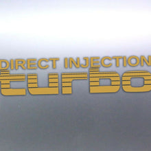 Load image into Gallery viewer, Gold Direct Injection Turbo Stickers Toyota Landcr
