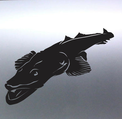 Flathead Fish Vinyl cut Car Boat Sticker 210×75mm