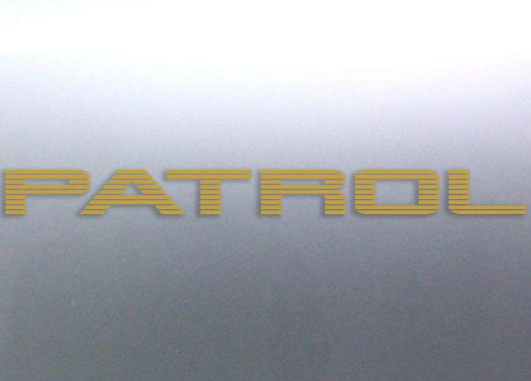 1 Massive Gold Patrol Sticker decal 1200 mm long 4