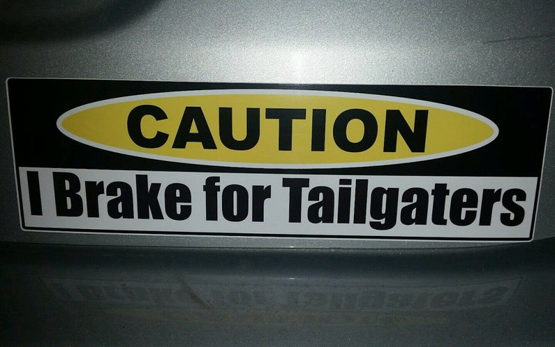 I brake for Tailgates Vinyl cut Sticker 4x4 car decal
