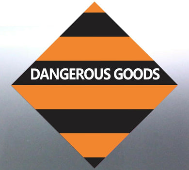 50 of 22cm Dangerous goods Sticker vinyl Danger Ha