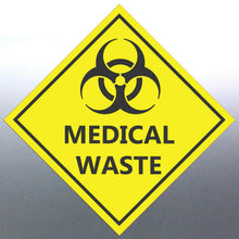 Load image into Gallery viewer, 150mm Medical waste Decal Safety Material yellow S
