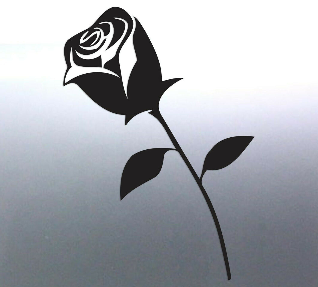 Rose stem Sticker 150 mm vinyl cut any colour Aust