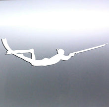 Load image into Gallery viewer, Spearfishing Spearo Vinyl cut Car Sticker 220×105
