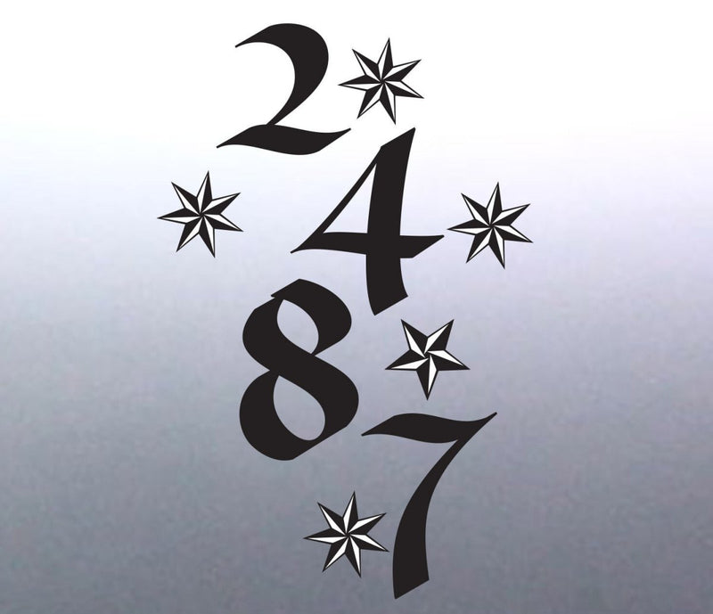 Custom Your Post Code Sticker with Southern cross 