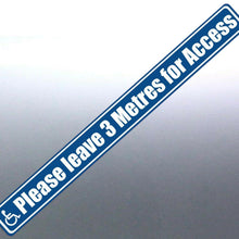 Load image into Gallery viewer, 1 Meter long 4 of Disabled parking sticker car Ple
