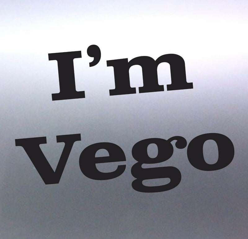 I'm Vego Sticker Car Decal Vinyl Jdm Novelty custo