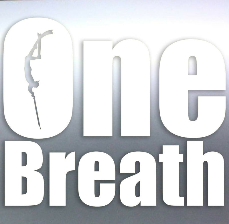 One Breath Spearfishing Diver car boat fishing scu