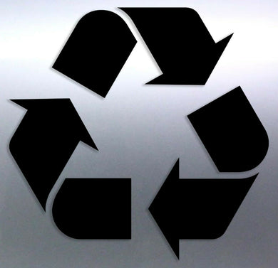 Recycle Symbol Sticker Vinyl cut environment sign 