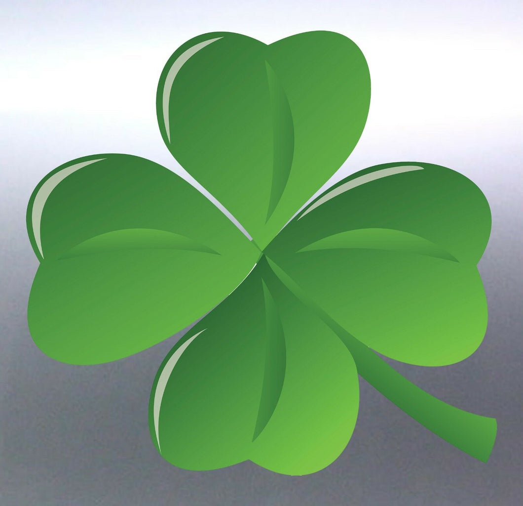 4 leaf clover Sticker 105x110mm st Patrick's day l