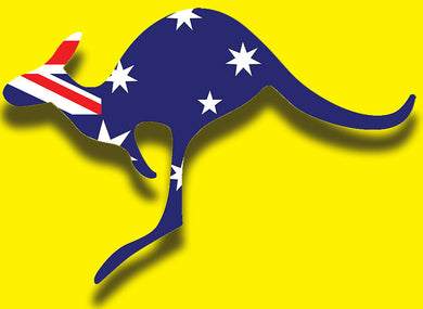 Australia Day Kangaroo Flag Straya Aboriginal Firs