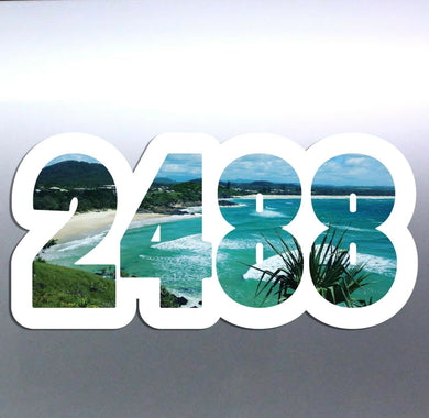 Custom Your Post Code Sticker with Your Photo or d
