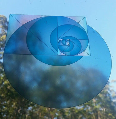Fibonacci spiral sacred geometry Alien vinyl Stick