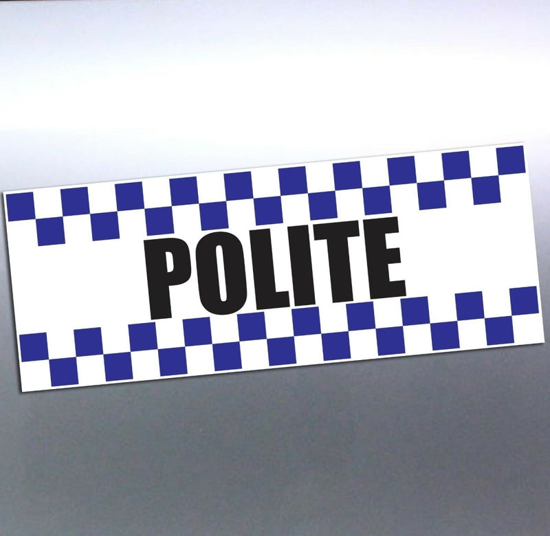Police Polite Respectable clean funny cops SWAT un