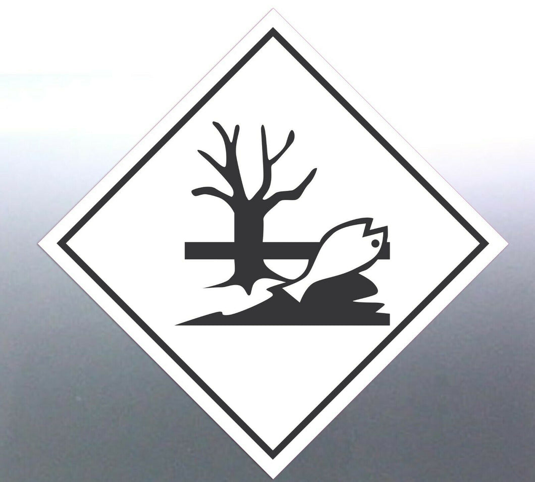 4x15cm Environmentally hazardous substances Decal labels