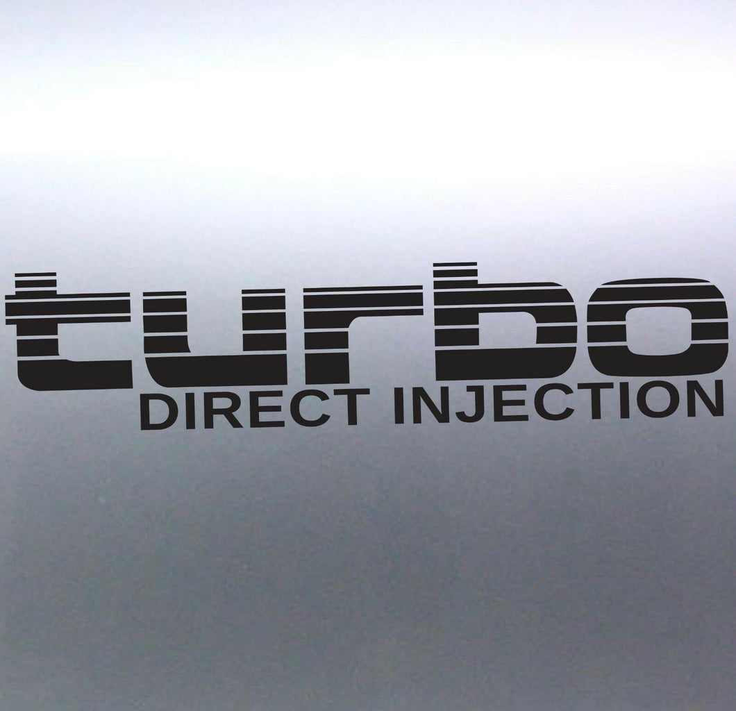 1 Turbo Direct Injection Sticker Toyota Landcruise