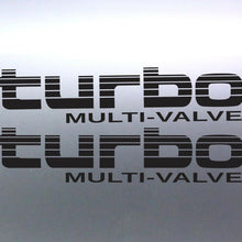 Load image into Gallery viewer, 2x Turbo Multi-Valve Stickers Toyota Landcruiser 4
