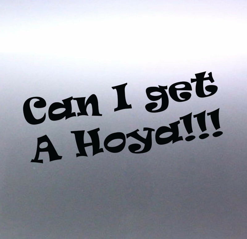 Can i get a hoya vinyl cut Car Sticker for windows