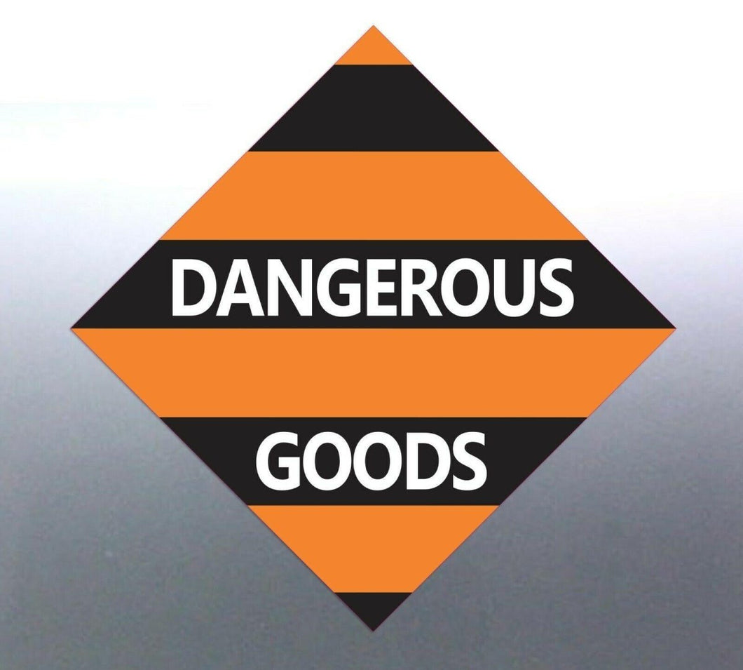 Controlled Goods Sticker Dangerous Goods HAZMAT Sticker – General Warning Label 150-400mm ...