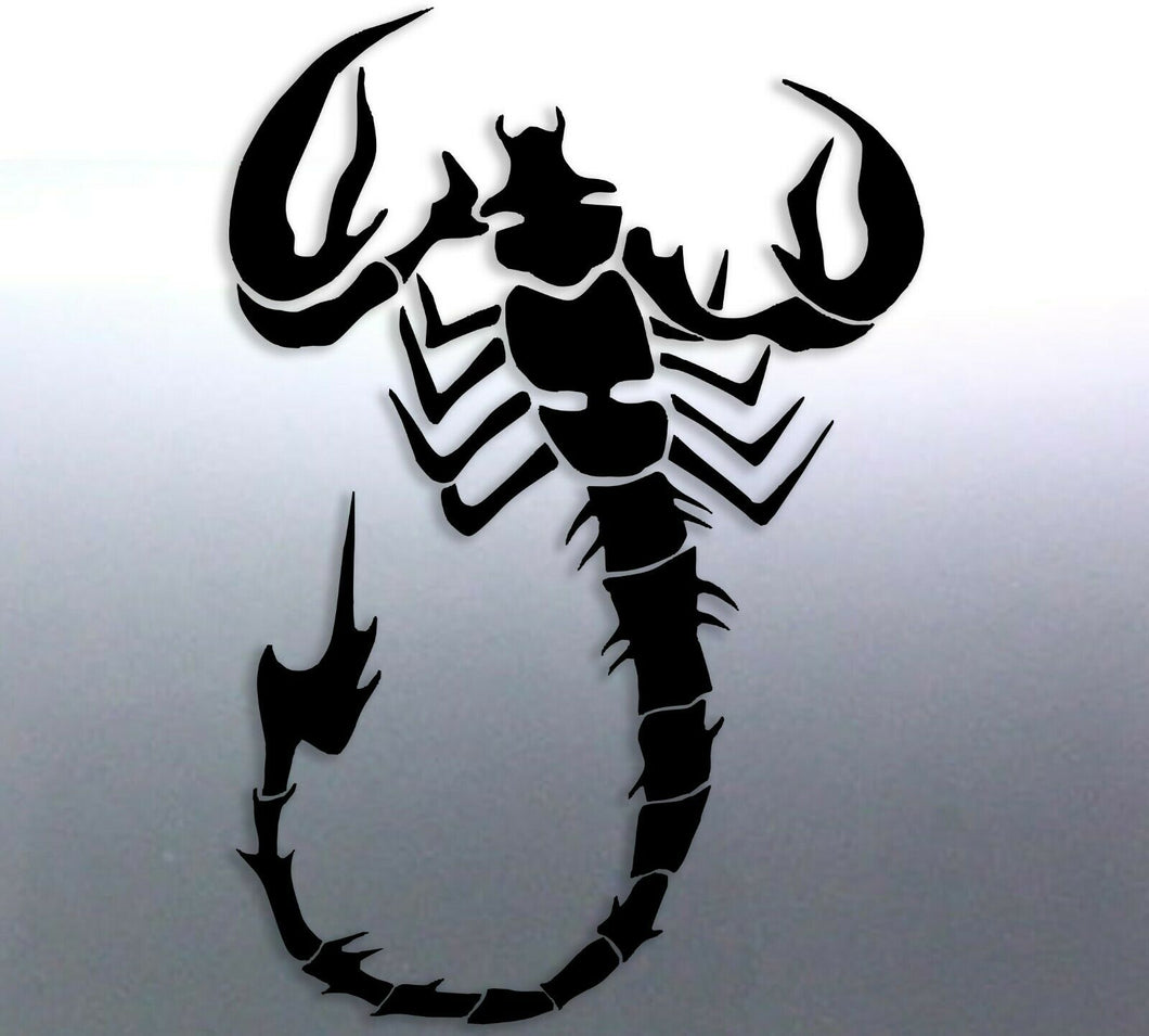 Scorpion Decal vinyl cut Australia bug sticker stinger