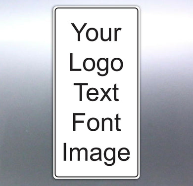 500 Business card sticker Portrait landscape Custo