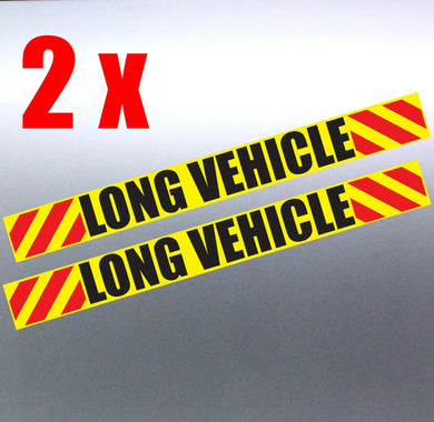 2 x Long vehicle Vinyl Sticker 460 x 50 mm Car tru