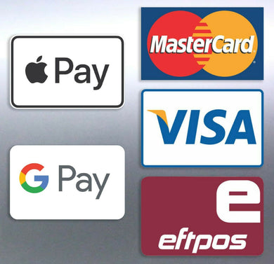 Eftpos available stickers 90x60mm mastercard visa 