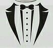 Tuxedo suit mazda fun hipster Car vinyl Sticker 18