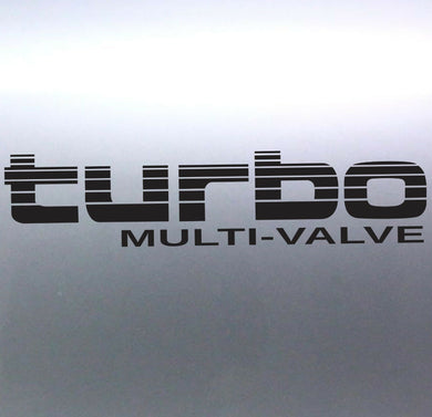 Multi-Valve Turbo Stickers Toyota Landcruiser 4WD 
