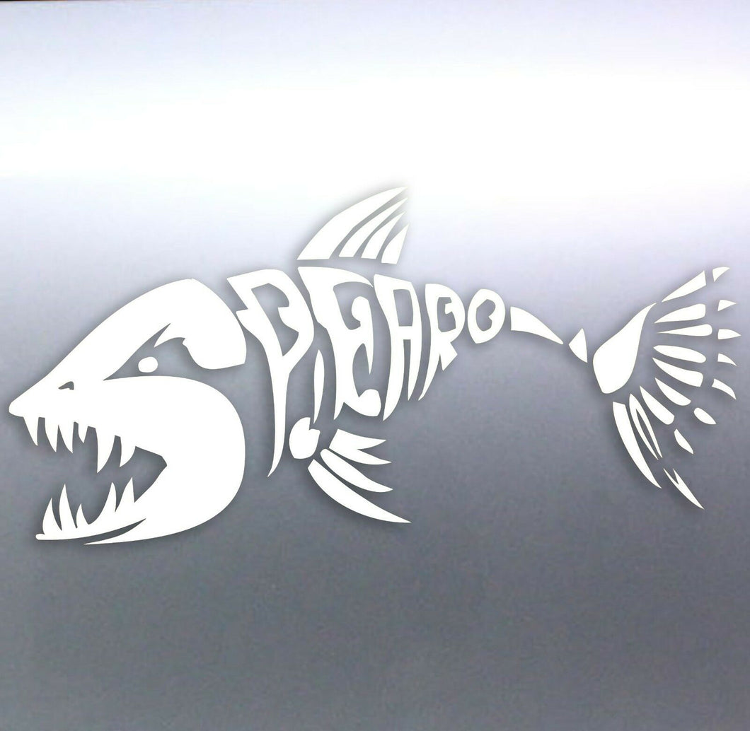 Spearfishing Spearo Fish Vinyl cut Car Boat Sticke – Stickdat