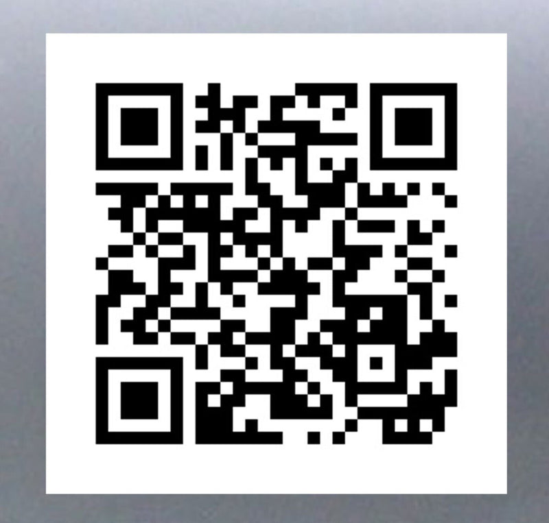 QR Code sticker to link website or Facebook Page B