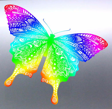 Butterfly vinyl cut Sticker 140 x 105 mm bug triba