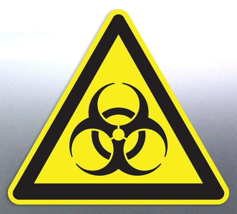 Hazard symbol Sticker Toxic Death Safety Sign 120 