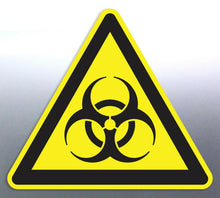 Load image into Gallery viewer, Hazard symbol Sticker Toxic Death Safety Sign 120 
